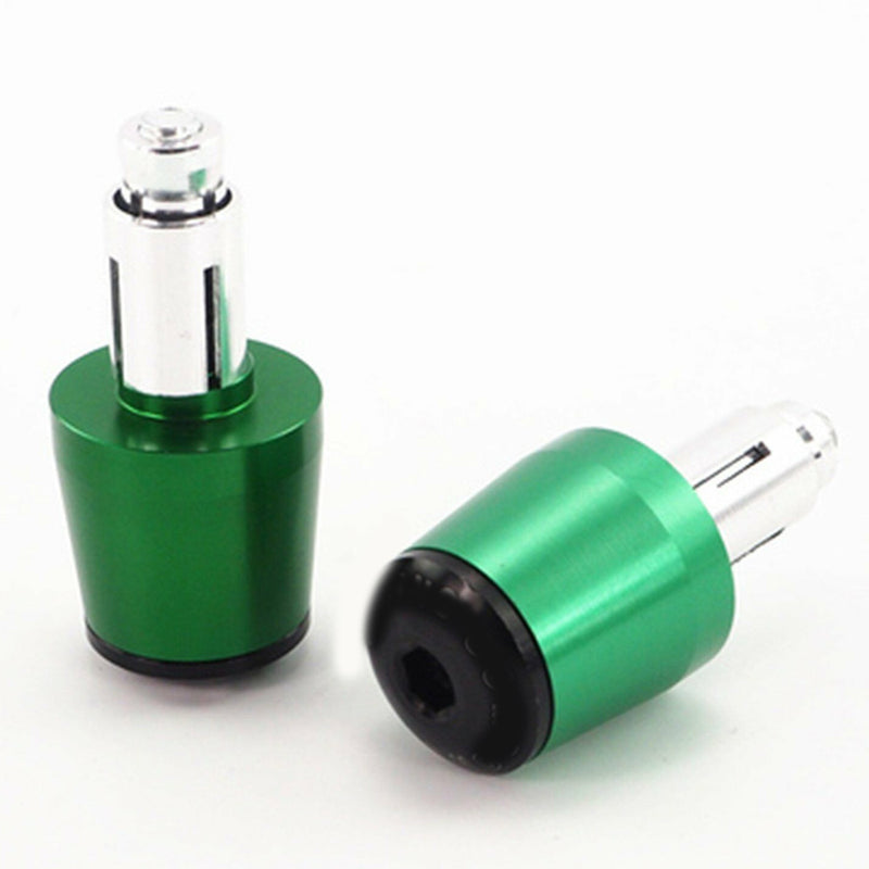 2pcs 7/8'' Motorcycle Handle Handlebar Grips Bar End Cap Plugs Slider Aluminum