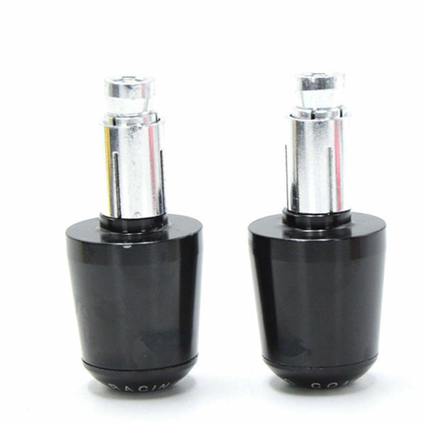 2pcs 7/8'' Motorcycle Handle Handlebar Grips Bar End Cap Plugs Slider Aluminum