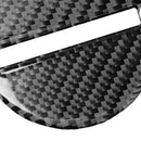 Black Carbon Fiber Center Steering Wheel Panel Cover Fits For Chevrolet Camaro