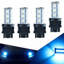 4x Ice Blue 3157 3156 18 SMD 5050 Signal Brake Backup DRL LED Light New Hot