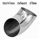 45mmx1.5mm 304 Stainless Steel Car Exhaust Weldable 90 Degree Bend Elbow v zx
