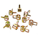 60X 7-17mm Hose Clamps Spring Clip Fuel Line Water Pipe Air Tube Clamp Fastener
