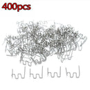 400x Stapler Staples 0.8mm for Plastic Welder Auto Bumper Repair Kit Nice Fashio
