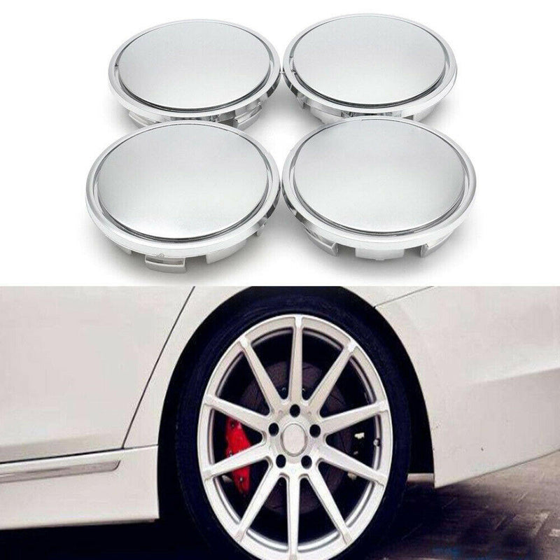 4x Universal 65mm ABS Vehicle Car Wheel Center Caps Cover Tyre Tire Rim Hub Cap