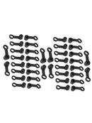 40pcs Car Brake Bleeder Screw Caps Grease Zerk Plastic Dust Cover 8mm zx c