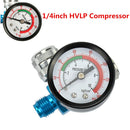 Digital Spray Paint Regulator Air Pressure Gauge 1/4 inch HVLP Compressor
