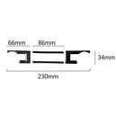 Trim for Ford-Mustang Console Cd-Switch Carbon-Fiber 4PCS Style Button-Cover