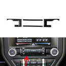 Trim for Ford-Mustang Console Cd-Switch Carbon-Fiber 4PCS Style Button-Cover