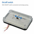 2X Universal 12V 36LED Round Car Interior Indoor Roof Ceiling Dome Light Lamp