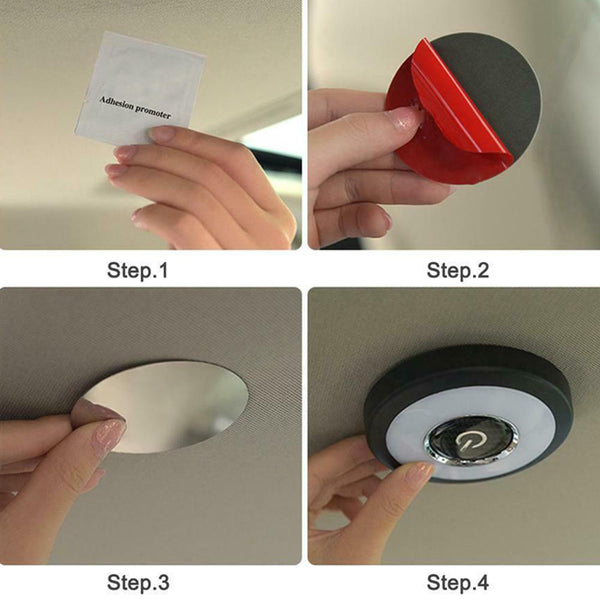 1 x Car Reading Light Interior LED Lighting Ceiling Roof Lamp Blue Yellow  ftdd