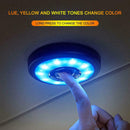 1 x Car Reading Light Interior LED Lighting Ceiling Roof Lamp Blue Yellow  ftdd