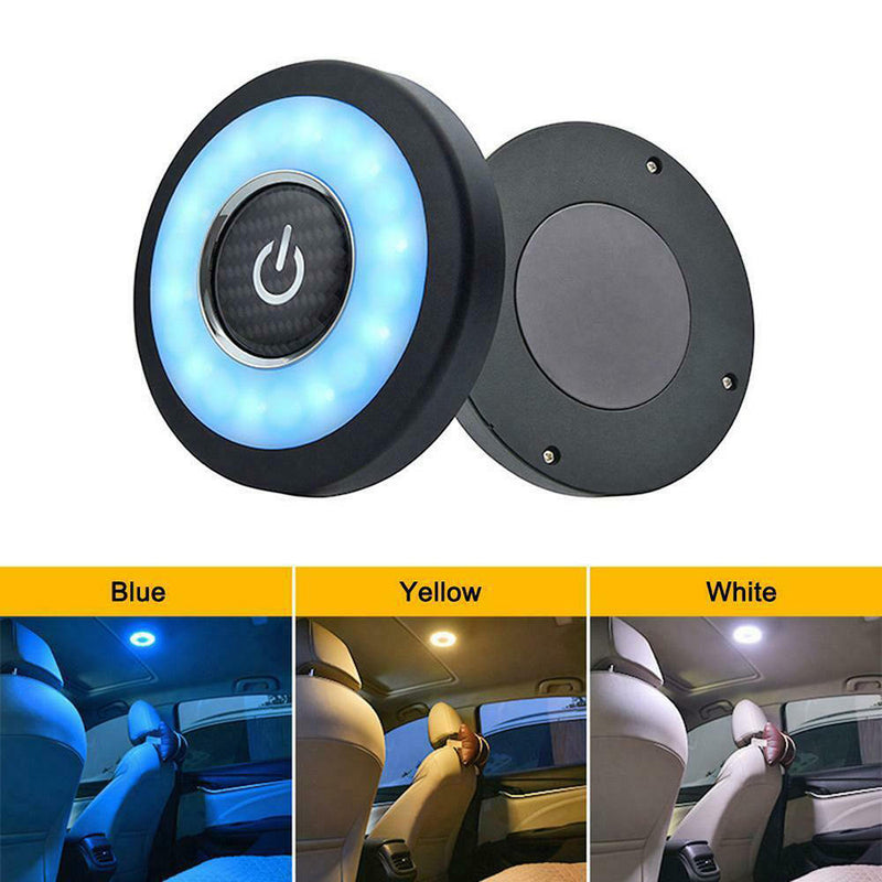 1 x Car Reading Light Interior LED Lighting Ceiling Roof Lamp Blue Yellow  ftdd