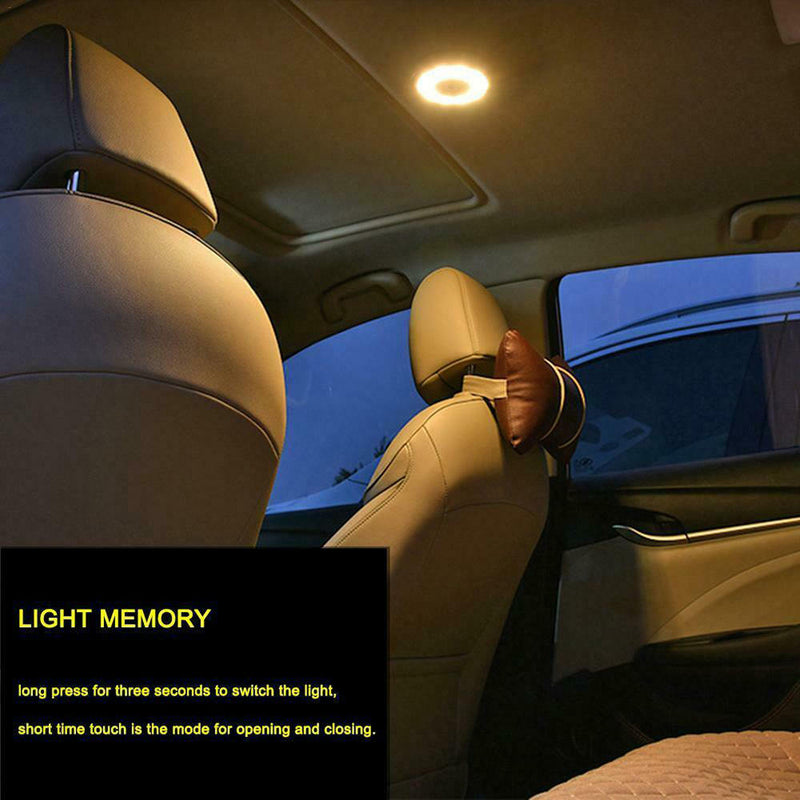 1 x Car Reading Light Interior LED Lighting Ceiling Roof Lamp Blue Yellow  ftdd