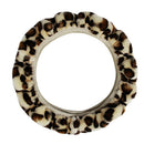 Gear-Cover-Set Car-Steering-Wheel-Covers Car-Interior-Accessories Plush-Leopard