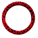 Car-Accessories Braid-Cover Steering-Wheel Print Anti-Slip Leopard Auto DIY