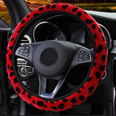 Car-Accessories Braid-Cover Steering-Wheel Print Anti-Slip Leopard Auto DIY