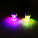 2x Car Wiper Hood Windshield Water Spray Nozzle Washer 7 Colors LED Light