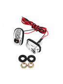 2x Car Wiper Hood Windshield Water Spray Nozzle Washer Seven Color LED Light