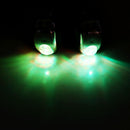 2x Car Wiper Hood Windshield Water Spray Nozzle Washer 7 Colors LED Light