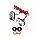 2x Car Wiper Hood Windshield Water Spray Nozzle Washer With LED Light New