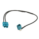 Car Radio Fakra to Male Din Plug Single Socket Antenna Adapter Cable