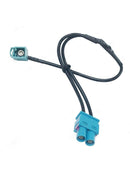 Car Radio Fakra to Male Din Plug Single Socket Antenna Adapter Cable