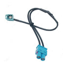 Car Radio Fakra to Male Din Plug Single Socket Antenna Adapter Cable