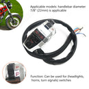 1 pc Motorcycle Switch Control Kit Horn Turn Signal Light Start Button Good