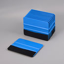 10 pcs Vinyl Squeegee w/ Fabric Felt Scratch-Free Auto Film Wrapping Tools