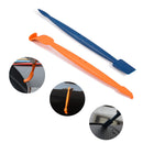 2 Pcs Vinyl Car Wrapping Micro Squeegee 2 Terminal Shapes Tint Tuck Tools