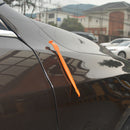 2 Pcs Vinyl Car Wrapping Micro Squeegee 2 Terminal Shapes Tint Tuck Tools