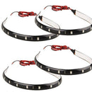 8x Flexible 12V Flexible Blue 15LED Car Boat Motorcycle Decor Light Strips