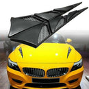 2*Car Decor Air Flow Hood Intake Scoop Bonnet Simulation Vent Cover New Hot