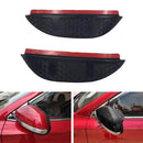 2 Pcs Car Auto Door Side Rear View Mirror Rain Guard Visor Shade Cover Universal