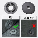 8pcs Plastic Black Floor Mat Fastener Clips Carpet Clamps For VW AUDI SKODA teyp
