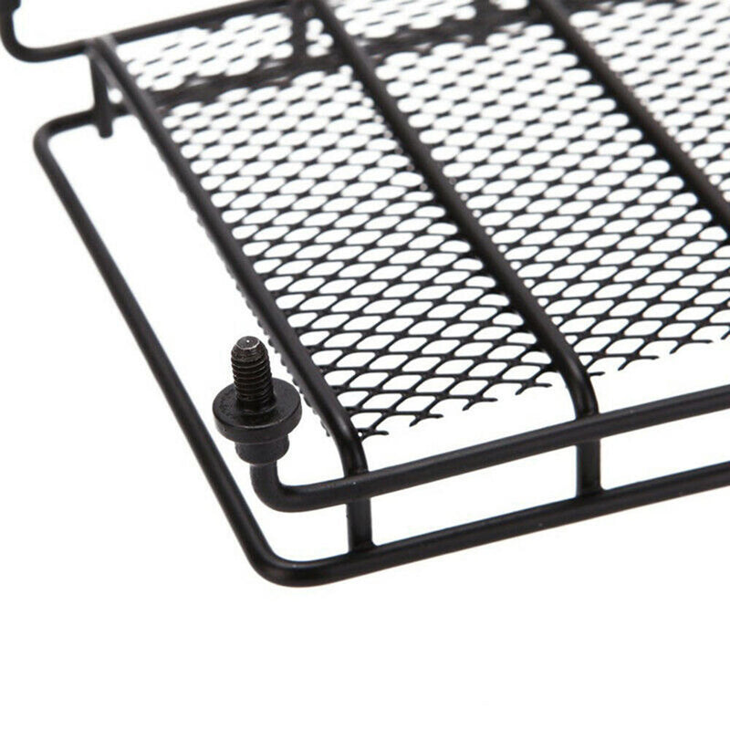 1/10 Simulation RC Car Roof Rack Cargo Car Top Luggage Carrier With Light