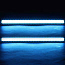6pcs 12v Led Strip Drl Daytime Running Lights Fog Cob Car Lamp White Day Driving