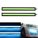 6pcs 12v Led Strip Drl Daytime Running Lights Fog Cob Car Lamp White Day Driving