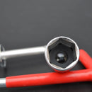 1 Spark Plug Removal Tool 16mm T-Bar T-Handle Flexible Spanner Socket Wrench Hot