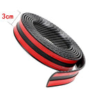 Car Stickers Carbon Fiber Rubber DIY Door Sill Protector Edge Guard Strips
