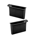 2x Plastic Black Interior Front Door Armrest Tray Organizer For Suzuki 2019-2020