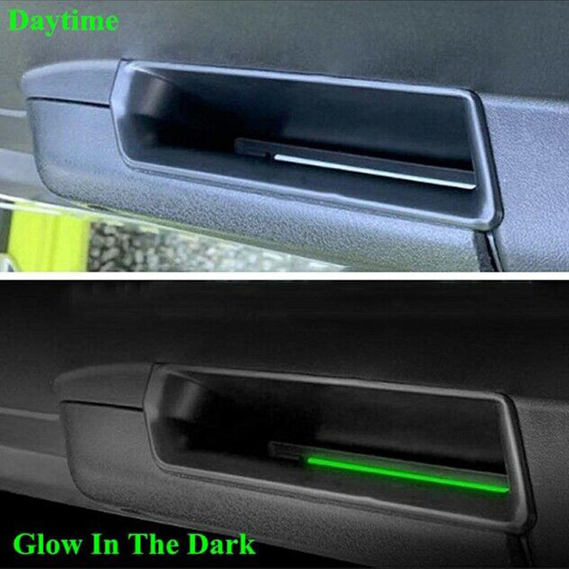 2x Plastic Black Interior Front Door Armrest Tray Organizer For Suzuki 2019-2020