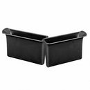 2x Plastic Black Interior Front Door Armrest Tray Organizer For Suzuki 2019-2020