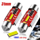 2 Pieces Canbus Led Bulbs Car Interior Festoon Dome Reading License Plate Light