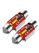 2 Pieces Canbus Led Bulbs Car Interior Festoon Dome Reading License Plate Light