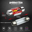 2 Pieces Canbus Led Bulbs Car Interior Festoon Dome Reading License Plate Light