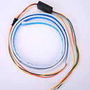 120cm RGB LED Car Rear Trunk Strip Light Tailgate Brake Driving Signal Flow Lamp