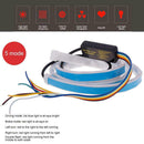 120cm RGB LED Car Rear Trunk Strip Light Tailgate Brake Driving Signal Flow Lamp