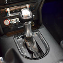 For Ford Mustang 15-18 Carbon Fiber Style Car Console Gear Shift Panel Trim