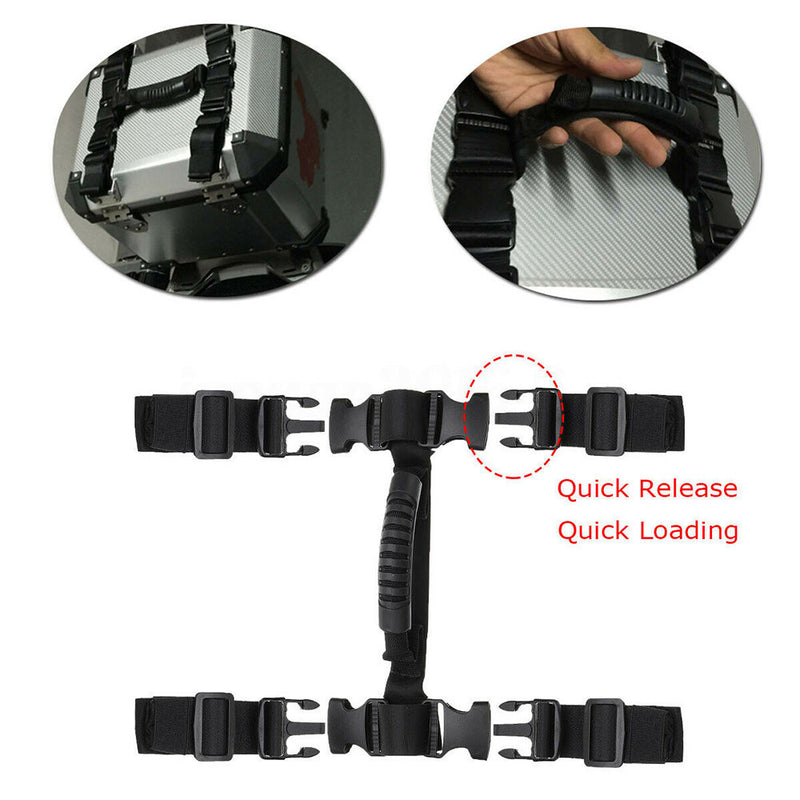 Motorcycle Side Box Pannier Handle Rope Belt fits For BMW Adventure Bike Box